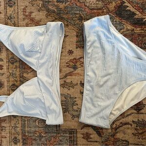 Cupshe Light Blue Bikini Set